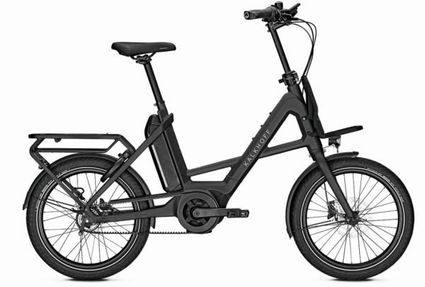 Kalkhoff IMAGE C.B ADVANCE+ FL (545 Wh), 5 Gang Nabenschaltung, Unisexfahrrad, Kompakt, Modell 2024, 20 Zoll 48 cm diamondblack matt