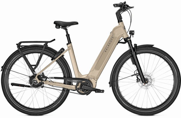 Kalkhoff IMAGE 5.B EXCITE+ ABS (625 Wh), stufenlos, Damenfahrrad, Wave, Modell 2024, 29 Zoll 58 cm milkbrown glossy