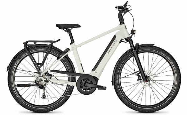 Kalkhoff ENDEAVOUR 5.B MOVE+ (625 Wh), 9 Gang Kettenschaltung, Herrenfahrrad, Diamant, Modell 2023, 29 Zoll 53 cm lightgrey matt