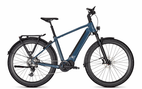 Kalkhoff ENTICE 5.B MOVE+ (625 Wh), 10 Gang Kettenschaltung, Herrenfahrrad, Diamant, Modell 2023, 29 Zoll 58 cm stoneblue glossy
