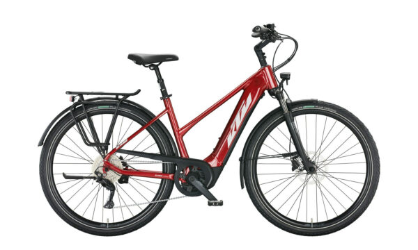 KTM MACINA TOUR CX 510 chrome red (silver+orange) 2022 28" 500 Wh Trapez