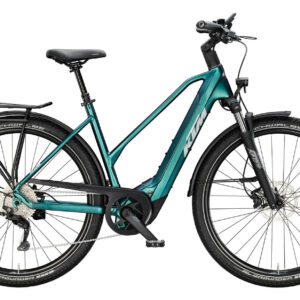 KTM MACINA GRAN 820 GREEN PURPLE FLIP MATT (SILVER+BLACK) 29" 800 Wh Trapez