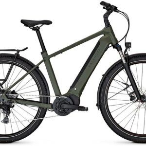Kalkhoff ENTICE 5 SEASON (625 Wh), 9 Gang Kettenschaltung, Herrenfahrrad, Diamant, Modell 2025, 29 Zoll 58 cm huntsmengreen matt