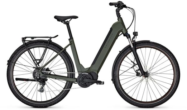 Kalkhoff ENTICE 5 SEASON (625 Wh), 9 Gang Kettenschaltung, Unisexfahrrad, Wave, Modell 2025, 29 Zoll 58 cm huntsmengreen matt