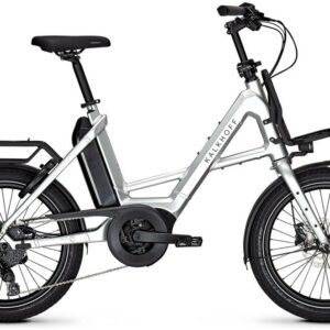 Kalkhoff ENDEAVOUR C+ MOVE (545 Wh), 9 Gang Kettenschaltung, Unisexfahrrad, Kompakt, Modell 2025, 20 Zoll 48 cm nepalsilver glossy