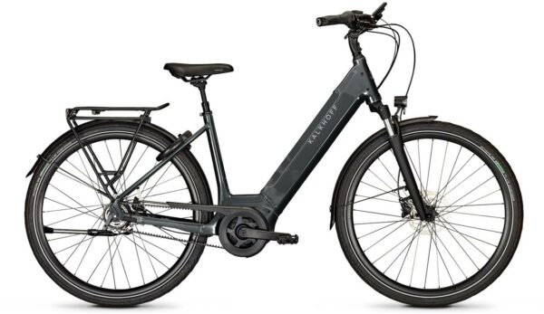 Kalkhoff IMAGE 3 EXCITE RT (500 Wh), 5 Gang Nabenschaltung, Unisexfahrrad, Wave, Modell 2025, 28 Zoll 48 cm diamondblack glossy