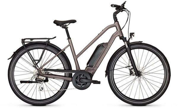 Kalkhoff ENDEAVOUR 1 MOVE (545 Wh), 8 Gang Kettenschaltung, Damenfahrrad, Trapez, Modell 2025, 28 Zoll 50 cm jetgrey matt