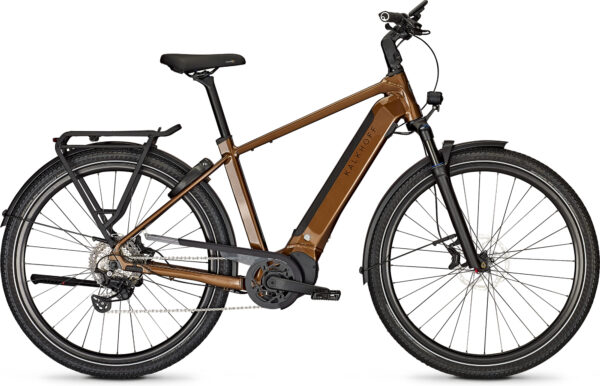 Kalkhoff ENDEAVOUR 5+ ADVANCE (625 Wh), 10 Gang Kettenschaltung, Herrenfahrrad, Diamant, Modell 2025, 29 Zoll 48 cm goldbrown glossy