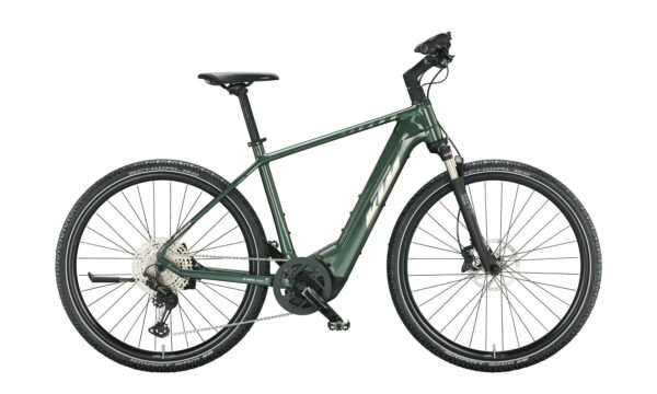 KTM MACINA CROSS 710 moss grey (chrome+orange) 2022 28" 750 Wh Diamant