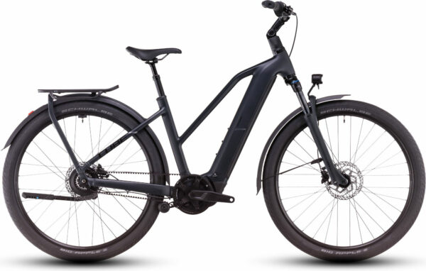 Cube Kathmandu Hybrid Comfort Pro 800 night and chrome 2025 28" 800 Wh Trapez
