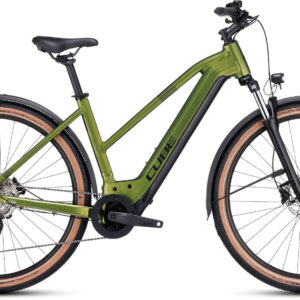 Cube Nuride Hybrid Pro 750 Allroad shinymoss´n´black 28" 750 Wh Trapez