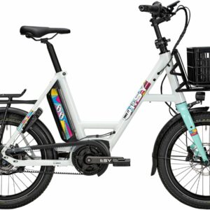 i:SY POP ART E5 ZR F - 20 Zoll 545Wh 5N Compact - pop art white