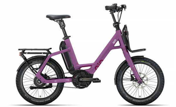 QIO EINS+ P-E Unisex - 20 Zoll 545Wh Enviolo Compact - dark violett matt