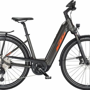 KTM MACINA SPORT 720 (750 Wh), 11 Gang Kettenschaltung, Damenfahrrad, Deep, Modell 2024, 28 Zoll 56 cm machine grey (orange+black)
