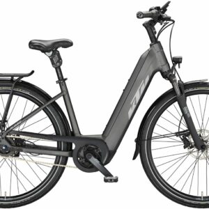 KTM MACINA CITY 610 XL (625 Wh), 5 Gang Kettenschaltung, Damenfahrrad, Deep, Modell 2024, 28 Zoll 60 cm machine grey matt (silver+orange)
