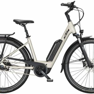 KTM MACINA CENTRAL P510 RT (545 Wh), 5 Gang Nabenschaltung, Damenfahrrad, Deep, Modell 2024, 28 Zoll 56 cm champagne (black+orange)