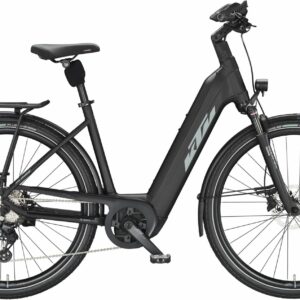 KTM CENTO 10 PLUS (750 Wh), 10 Gang Kettenschaltung, Damenfahrrad, Deep, Modell 2024, 28 Zoll 56 cm black matt (grey+green)