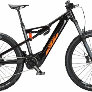 KTM MACINA KAPOHO 7973 (750 Wh), 12 Gang Kettenschaltung, Herrenfahrrad, Diamant, Modell 2024, 29 Zoll 53 cm flaming black (orange)