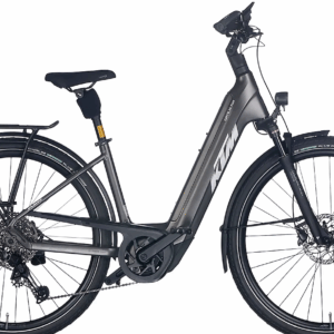 KTM CENTO 10 PLUS (800 Wh), 10 Gang Kettenschaltung, Unisexfahrrad, Deep, Modell 2025, 28 Zoll 51 cm machine grey matt (silver+black)
