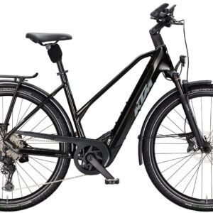 KTM MACINA STYLE 830, 10 Gang Kettenschaltung, Damenfahrrad, Trapez, Modell 2025, 28 Zoll 51 cm diamond black (grey+orange)