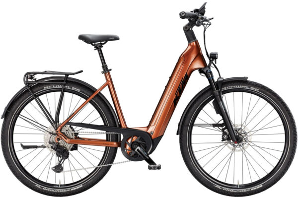 KTM MACINA GRAN 810 ABS 29, 11 Gang Kettenschaltung, Unisexfahrrad, Deep, Modell 2025, 29 Zoll 51 cm terra (black+orange)