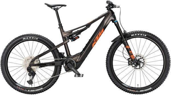 KTM MACINA KAPOHO MASTER, 12 Gang Kettenschaltung, Herrenfahrrad, Diamant, Modell 2025, 29 Zoll 53 cm mars black matt (orange)