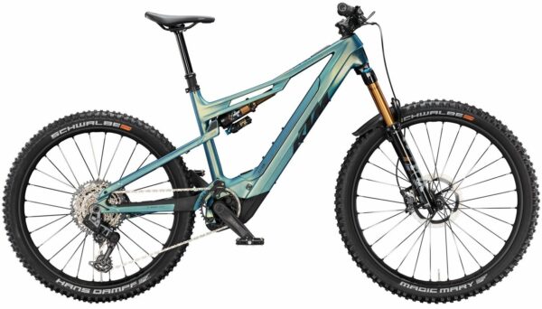 KTM MACINA KAPOHO PRESTIGE, 12 Gang Kettenschaltung, Herrenfahrrad, Diamant, Modell 2025, 29 Zoll 53 cm velvet petrol matt (black+gold)