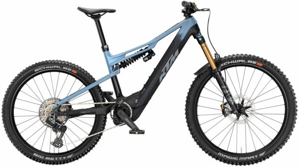 KTM MACINA PROWLER PRESTIGE, 12 Gang Kettenschaltung, Herrenfahrrad, Diamant, Modell 2025, 29 Zoll 43 cm shark blue+metallic black matt (grey+gol