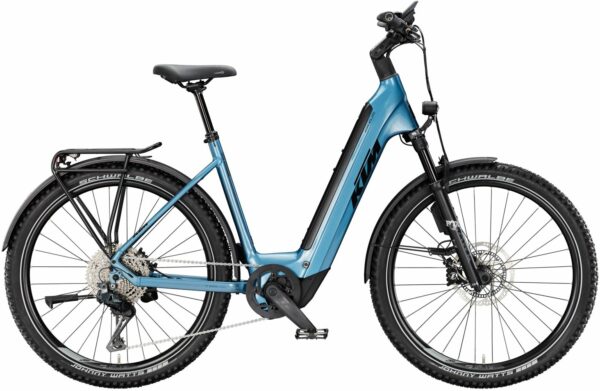 KTM MACINA AERA 871 LFC ABS, 11 Gang Kettenschaltung, Unisexfahrrad, Deep, Modell 2025, 27,5 Zoll 51 cm steel blue (black)