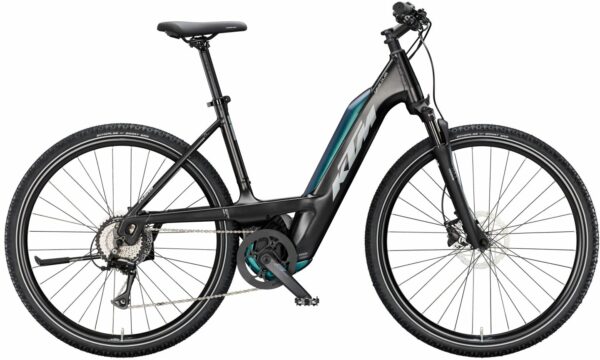 KTM MACINA CROSS CX 625, 8 Gang Kettenschaltung, Unisexfahrrad, Deep, Modell 2025, 28 Zoll 51 cm diamond black matt (silver)