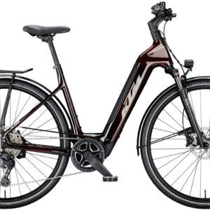 KTM MACINA SPORT SX ELITE, 10 Gang Kettenschaltung, Unisexfahrrad, Deep, Modell 2024, 28 Zoll 56 cm transparent red (grey+chrome orange)