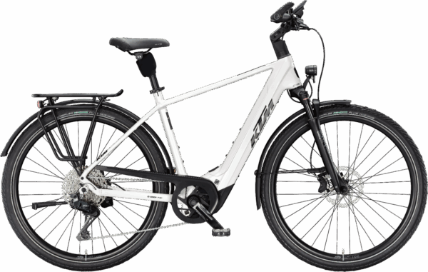 KTM MACINA STYLE 820, 11 Gang Kettenschaltung, Herrenfahrrad, Diamant, Modell 2025, 28 Zoll 46 cm white (black+red)