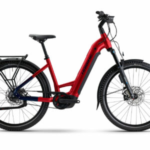 Haibike TREKKING 9 ABS dynamite red/blue glänzend 2025 27,5" 800 Wh Wave