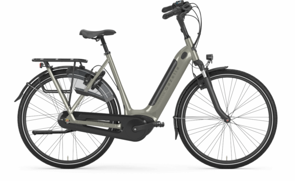 Gazelle Arroyo C7+ HMB Elite (500 Wh), 7 Gang Nabenschaltung, Unisexfahrrad, Wave, Modell 2024, 28 Zoll 61 cm clay greengloss