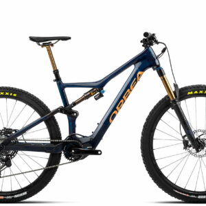 Orbea RISE M-Team - 29 Zoll 360Wh 12K Fully - Coal Blue/Red Gold
