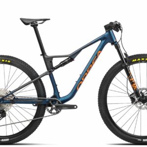 Orbea OIZ H30 - 29 Zoll 12K Fully - Moondust Blue Leo Orange