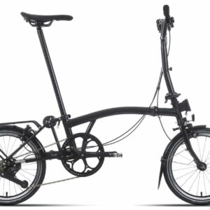 Brompton P-Line Explore - Typ H - 16 Zoll 12K Faltrad - Midnight Black Metallic