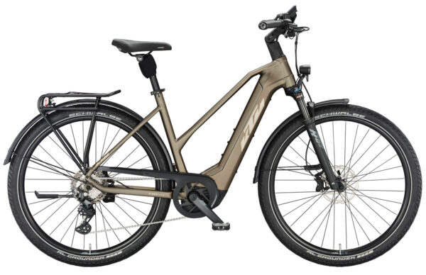 KTM Macina Gran 710 oak matt (champagne+orange) 2024 29" 750 Wh Trapez