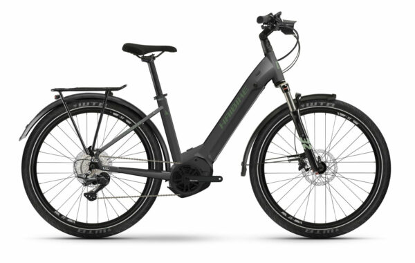 Haibike Trekking 7 gloss anthrazit/metal olive 27,5" 630 Wh Wave