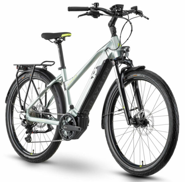 Raymon TourRay E 6.0 pistaccio/black/lime green 27,5" 630 Wh Trapez