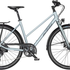 KTM LIFE LITE  - 28 Zoll 12K Trapez - azzuro silver matt