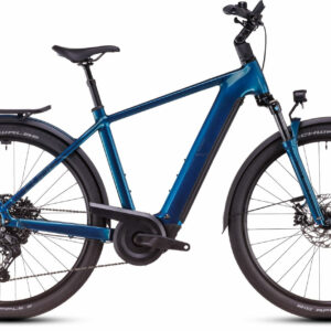 Cube Kathmandu Hybrid EX 800 electricblue and chrome 2025 28" 800 Wh Diamant