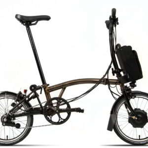 Brompton C-Line Electric Explore - Typ M - 16 Zoll 300Wh 6N Faltrad - Gloss Black Lacquer