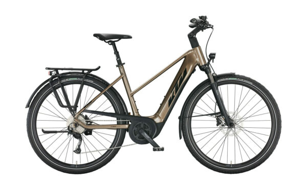 KTM MACINA TOUR P510 oak (black+orange) 2022 28" 500 Wh Trapez