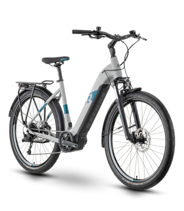 Raymon TourRay E 5.0 grey/black/space blue matt 27,5" 500 Wh Wave