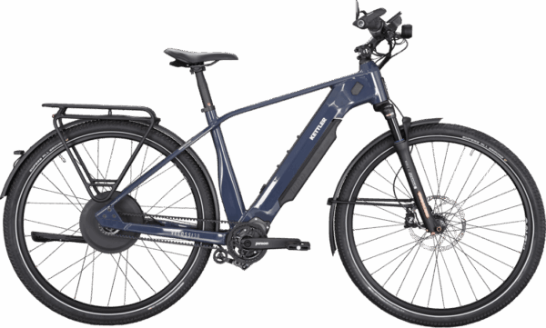 KETTLER Alu-Rad VELOSSI 3.0 (960 Wh), 9 Gang Nabenschaltung, Herrenfahrrad, Diamant, Modell 2024, 28 Zoll 60 cm polar night shiny