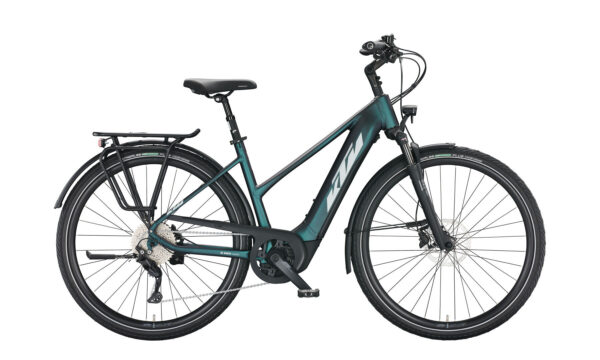 KTM MACINA TOUR CX 510 greenpurple-flip matt (silver+green) 2022 28" 500 Wh Trap...
