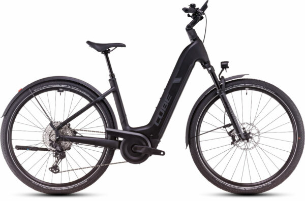 Cube Nuride Hybrid SLX 800 Allroad black and reflect 2025 28" 800 Wh Wave
