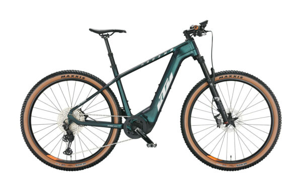 KTM MACINA TEAM 791 greenpurple-flip matt (silver+orange) 2022 29" 750 Wh Diaman...