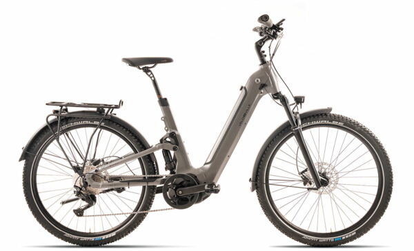 Velo de Ville FEB 990 Smart - 27,5 Zoll 625Wh 11K Wave - Eco Grey